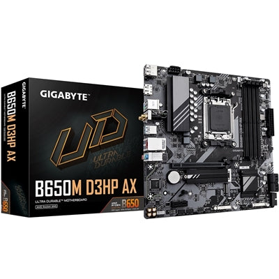 Gigabyte B650M D3HP AX AM5 Micro-ATX Motherboard DDR5 WiFi 6E Gigabyte B650M D3HP AX AM5 Micro-ATX Motherboard DDR5 WiFi 6E